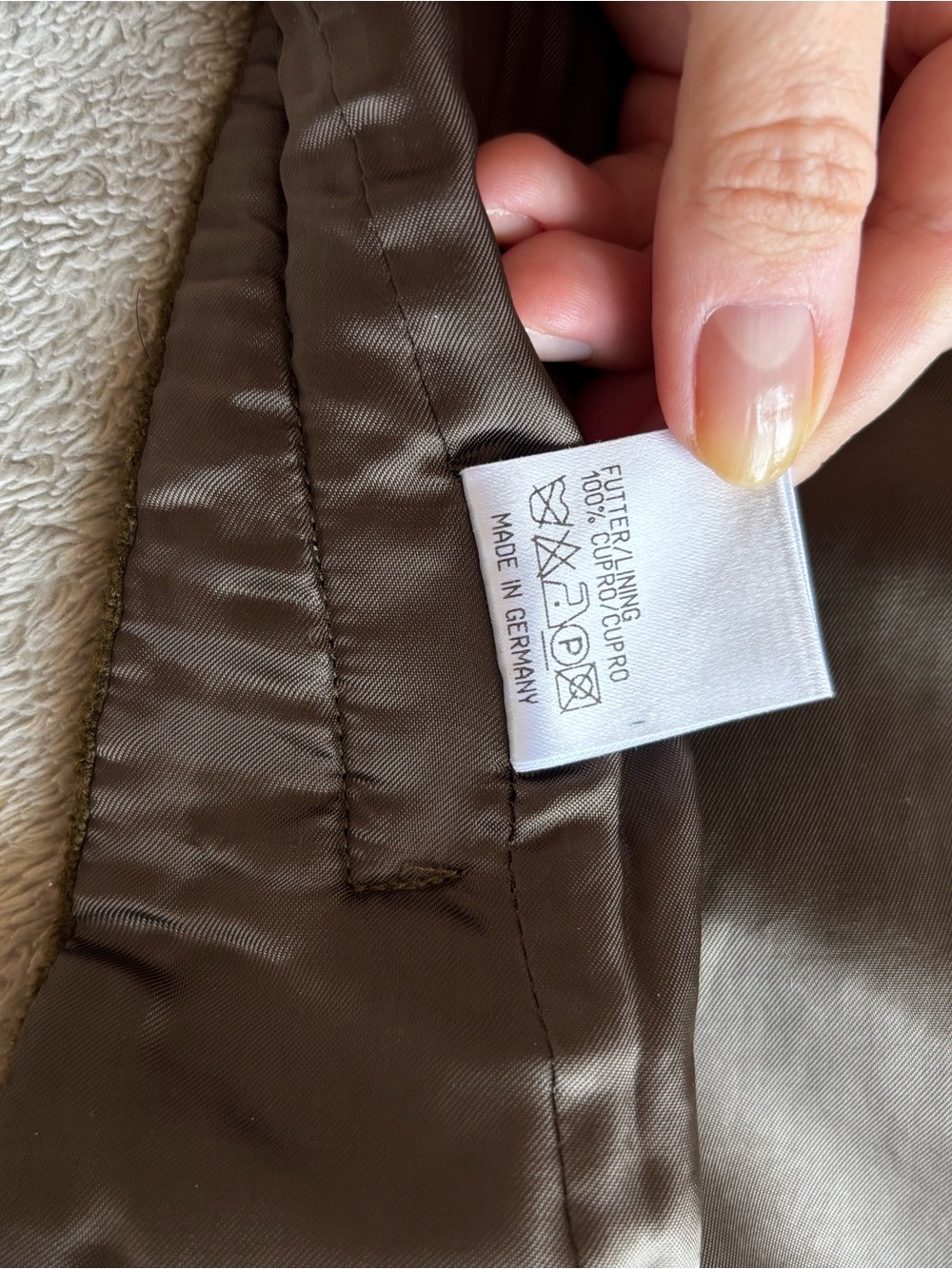 Jil Sander Olive Wool Cropped Blazer and Pencil Skirt Set - Picture 7 of 9